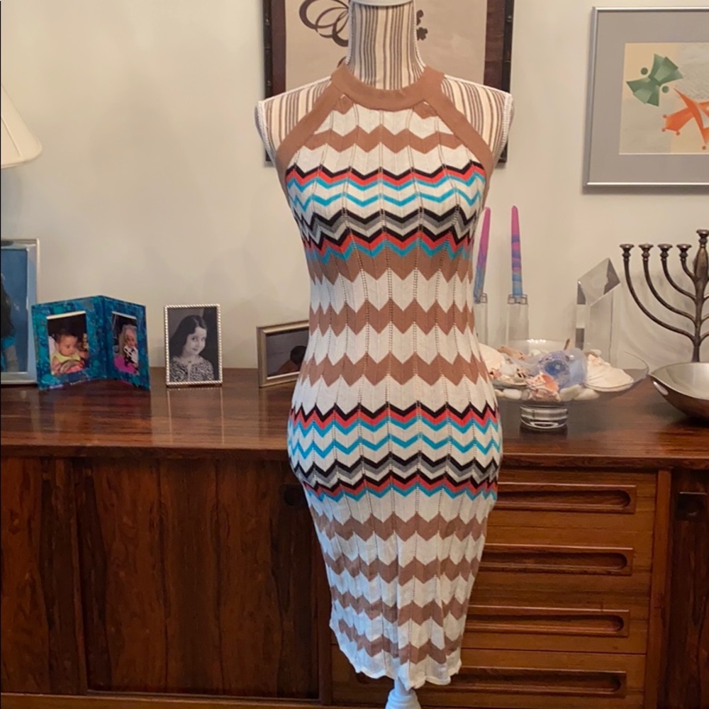 Knit cotton summer dress